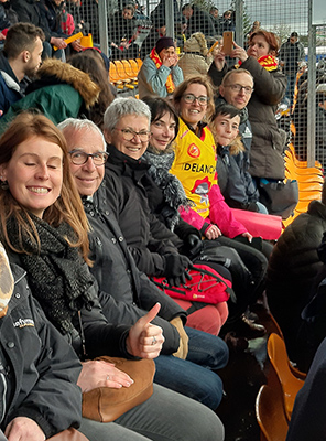 Equipe comptable Relya au match de Vitré